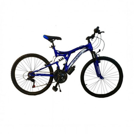BICYCLETTE VTT RODEO BLAST 6026-B18 DOUBLE SUSPENSION 26" - BLEU