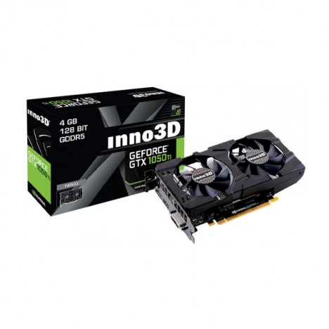 CARTE GRAPHIQUE INNO3D GEFORCE GTX 1050 TI TWIN X2 - 4 GO GDDR5 CARTE GRAPHIQUE INNO3D GEFORCE GTX 1050 TI TWIN X2 - 4 GO GDDR5