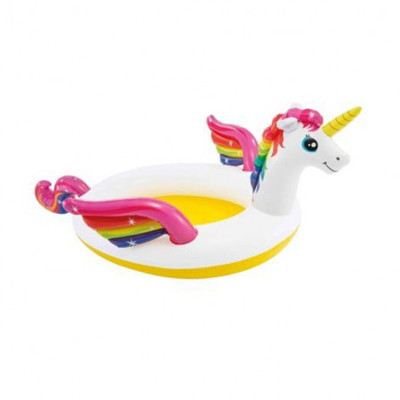 prix PISCINE FONTAINE GONFLABLE LICORNE INTEX
