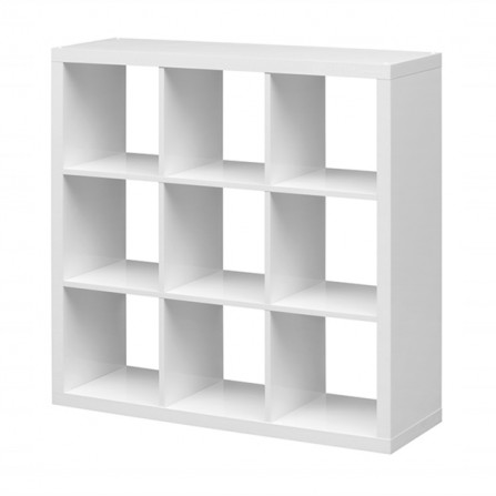 RANGEMENT CUBIQUE MDF STRATIFIÉ BLANC Tunisie